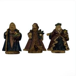 House of Lloyd Santa Magnets Lot 3 Vintage 1992 Father Christmas 1590 1765 1823
